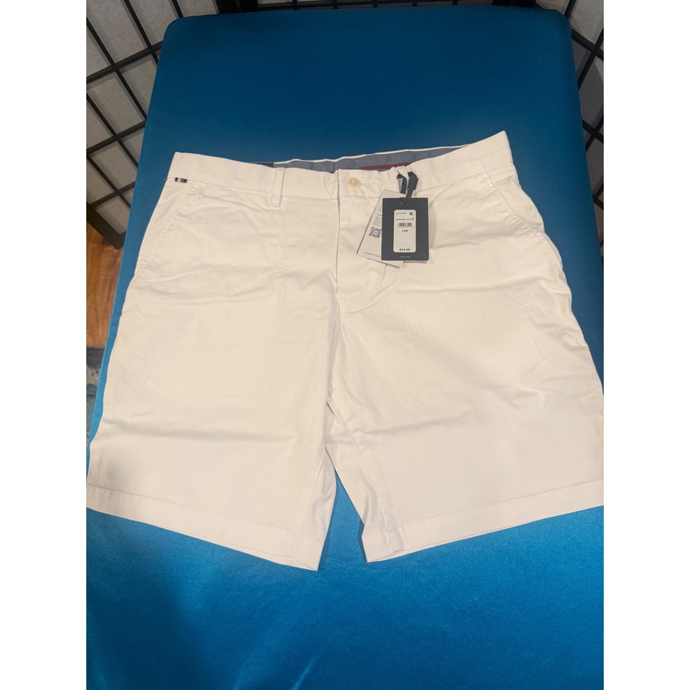 Tommy Hilfiger Brooklyn Regular Shorts Men's 33 White NWT